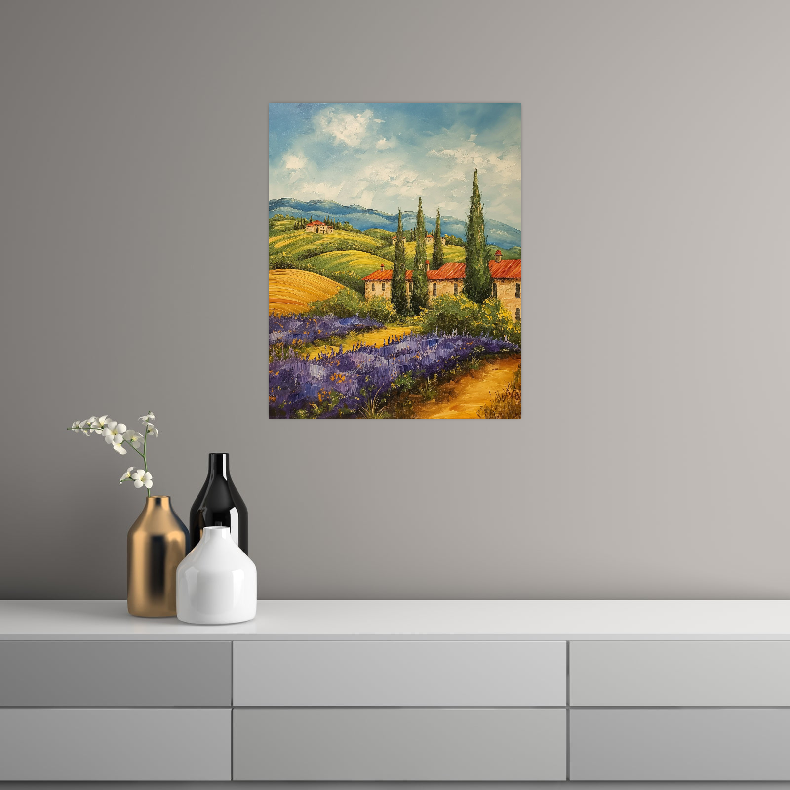 Umetnička slika Toskana na platnu - NS Canvas Shop