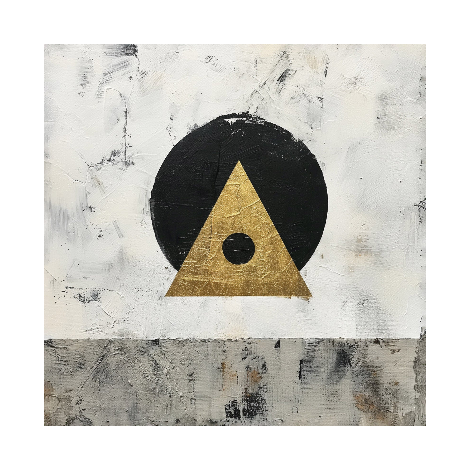 Umetnička slika Triangle na platnu - NS Canvas Shop