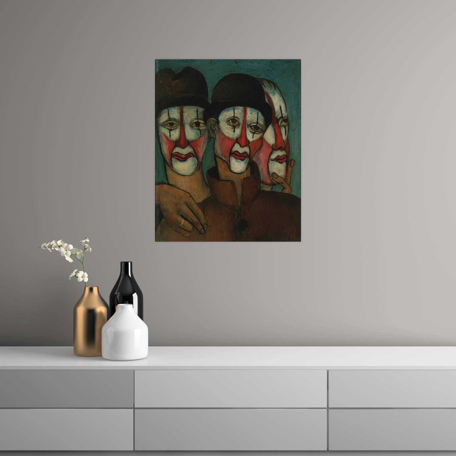 Umetnička slika Trois mimes, Francis Picabia na platnu - NS Canvas Shop