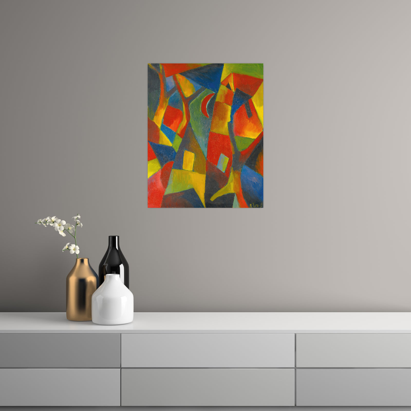 Umetnička slika Two Worlds, Arnold Topp na platnu - NS Canvas Shop