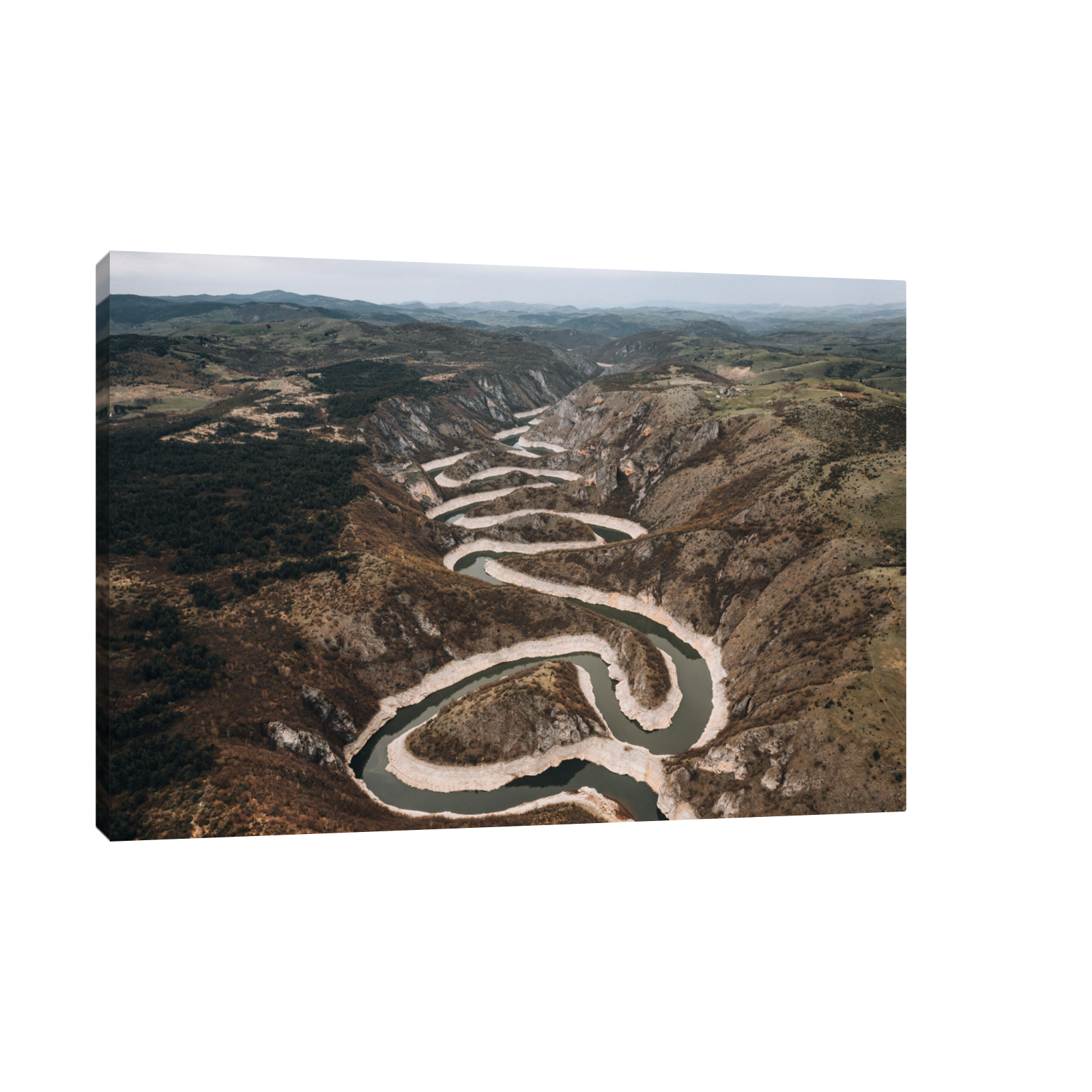 Umetnička slika Uvac II na platnu - NS Canvas Shop