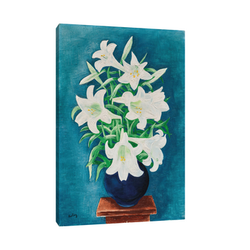 Umetnička slika Vase de lys, Moïse Kisling na platnu - NS Canvas Shop