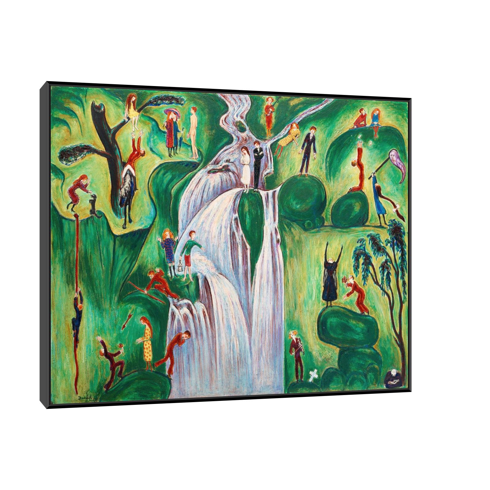 Umetnička slika Vattenfallet, Nils Dardel na platnu - NS Canvas Shop