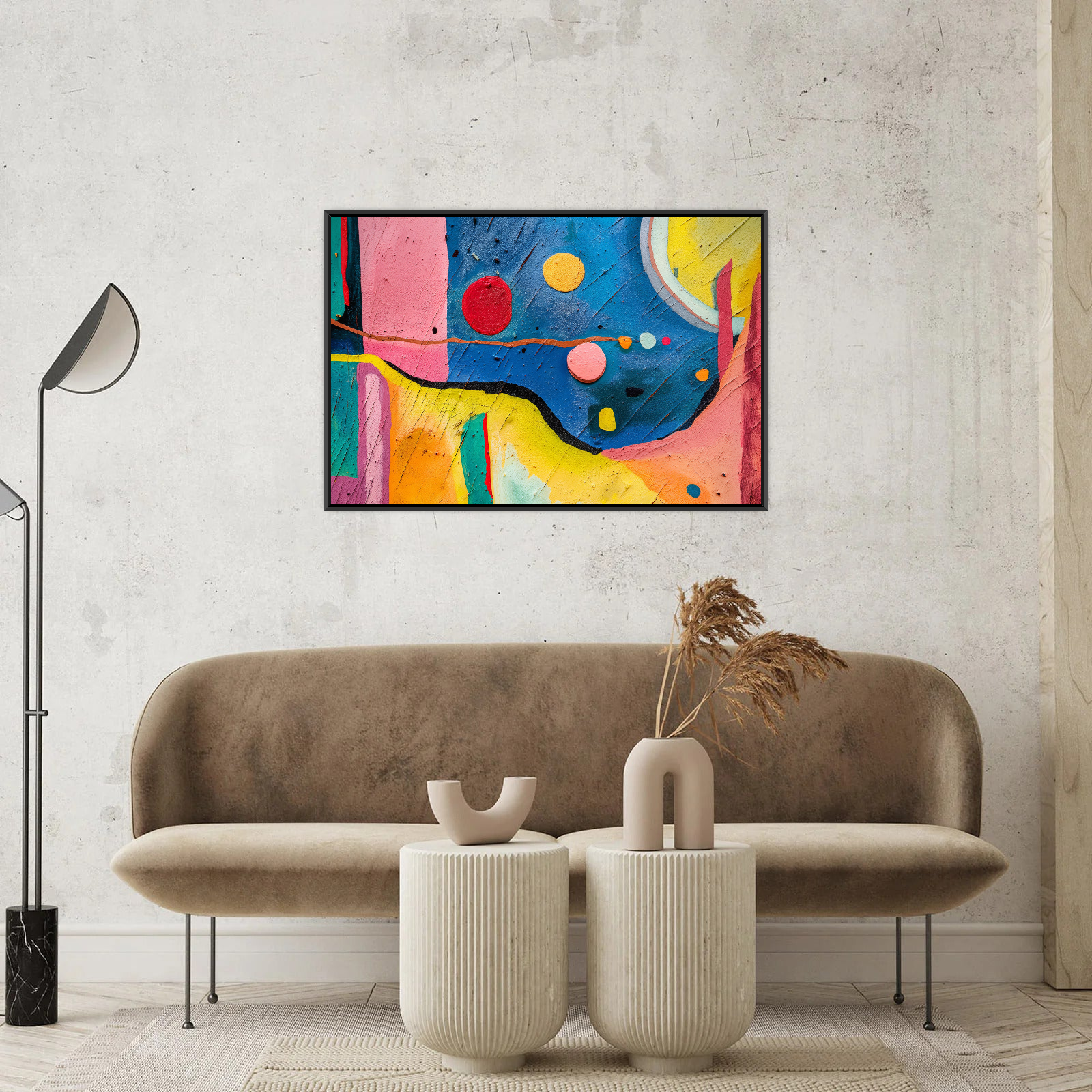 Umetnička slika Vibrantna Vizija na platnu - NS Canvas Shop