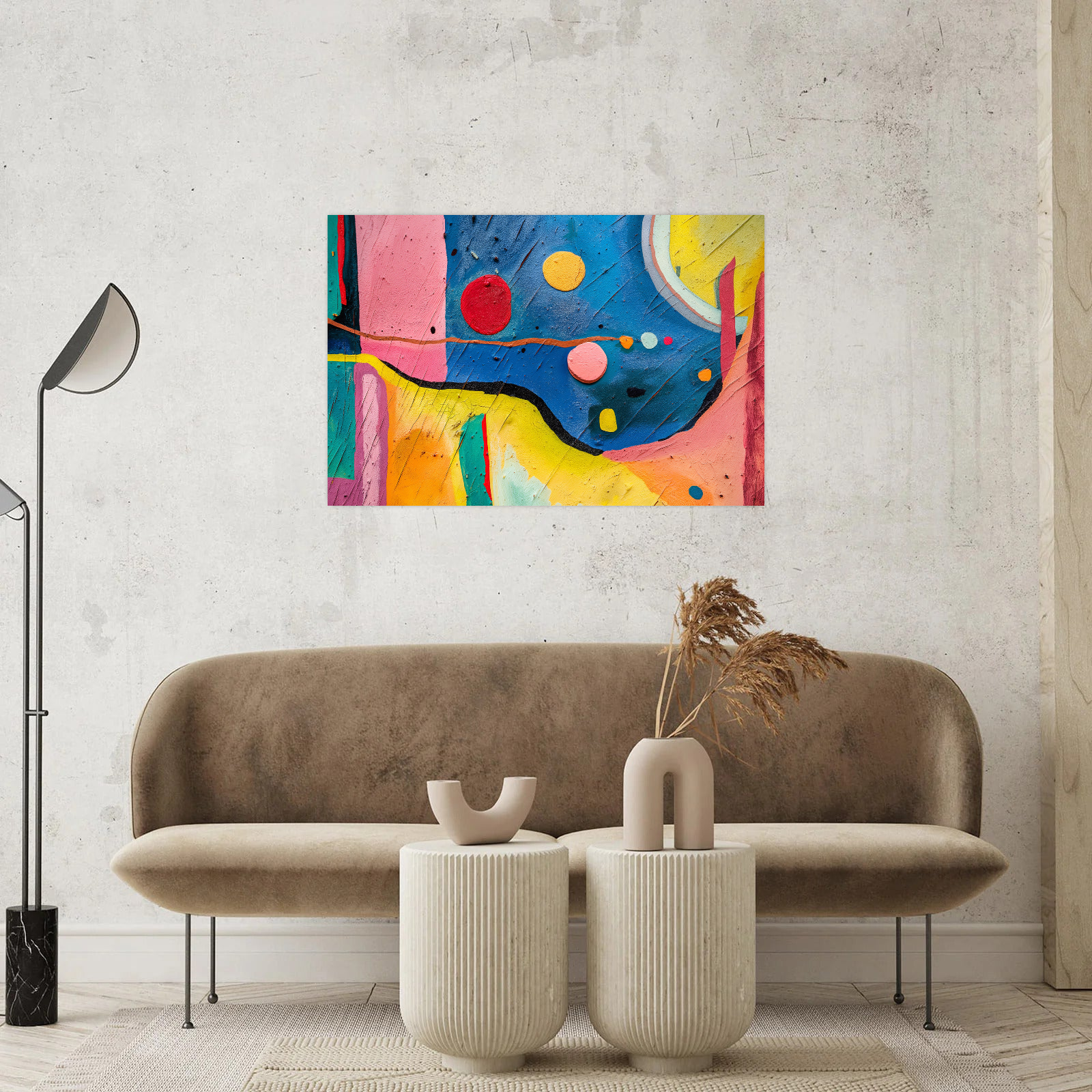 Umetnička slika Vibrantna Vizija na platnu - NS Canvas Shop