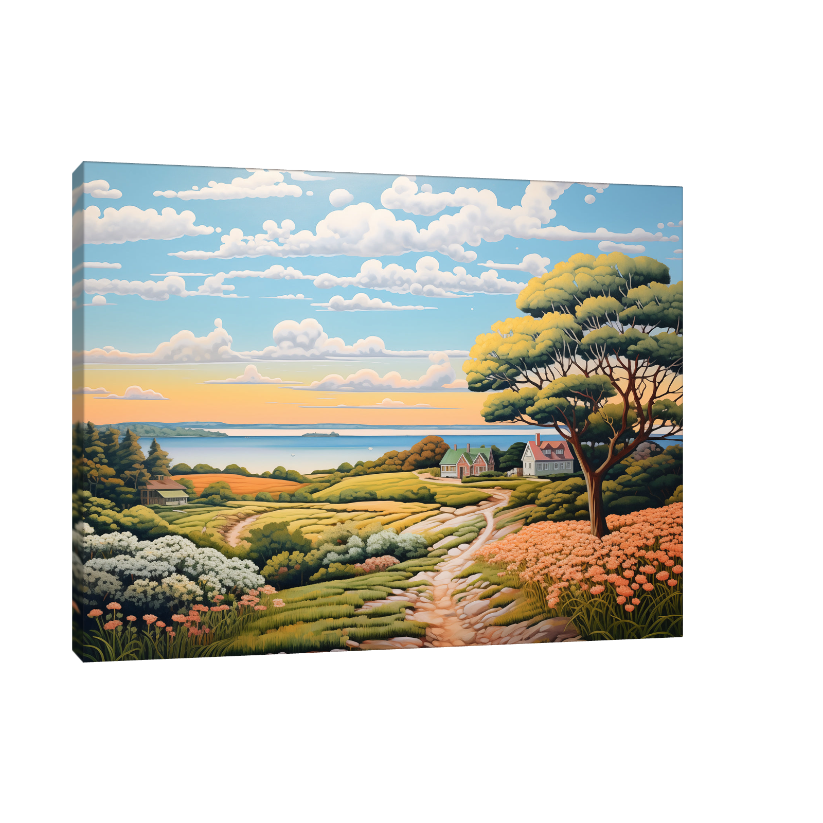 Umetnička slika Vinogradi na platnu - NS Canvas Shop