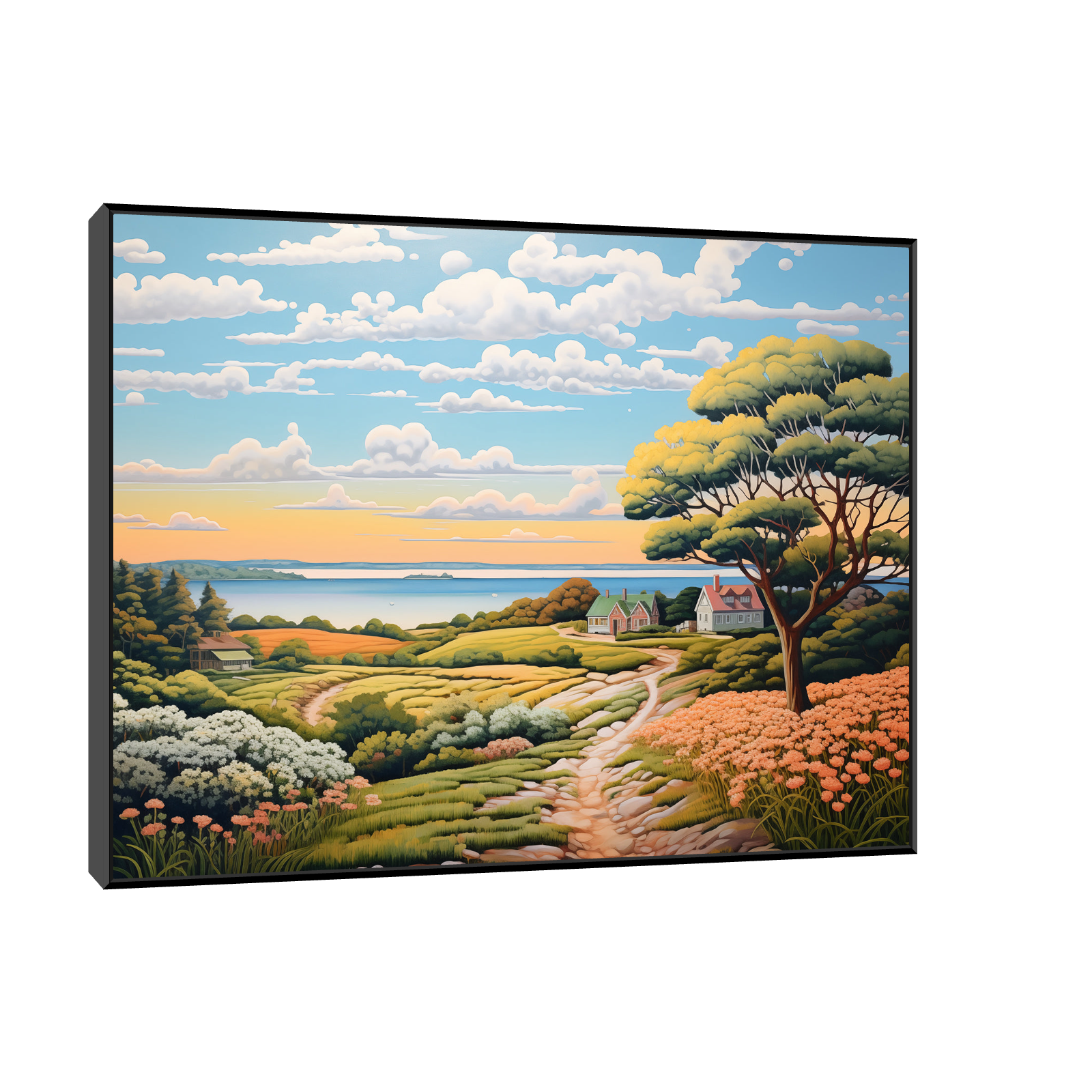 Umetnička slika Vinogradi na platnu - NS Canvas Shop