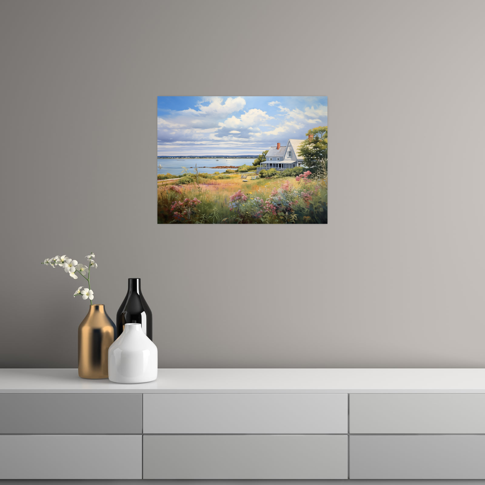 Umetnička slika Vinogradi II na platnu - NS Canvas Shop