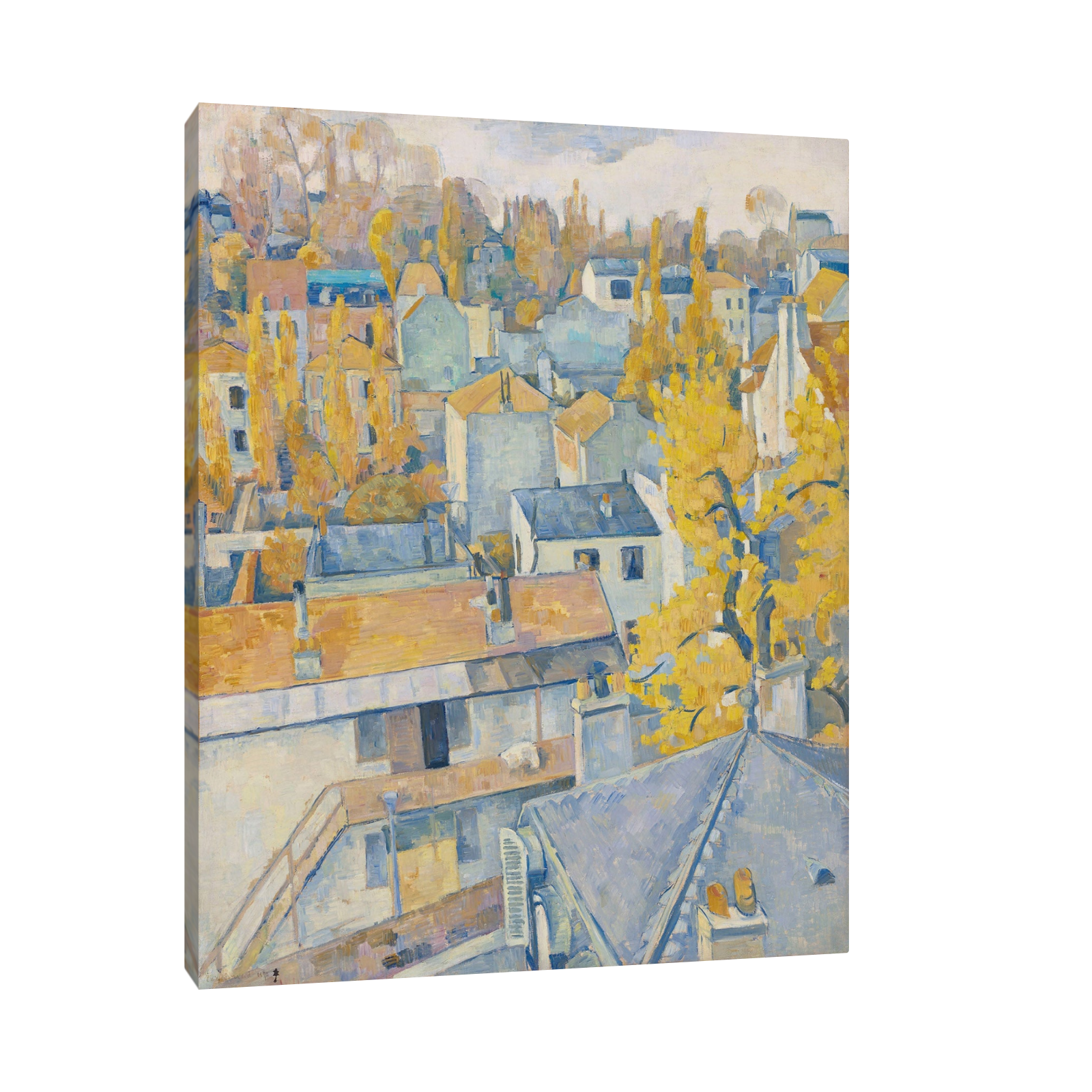Umetnička slika Vue des toits, Emile Bernard na platnu - NS Canvas Shop