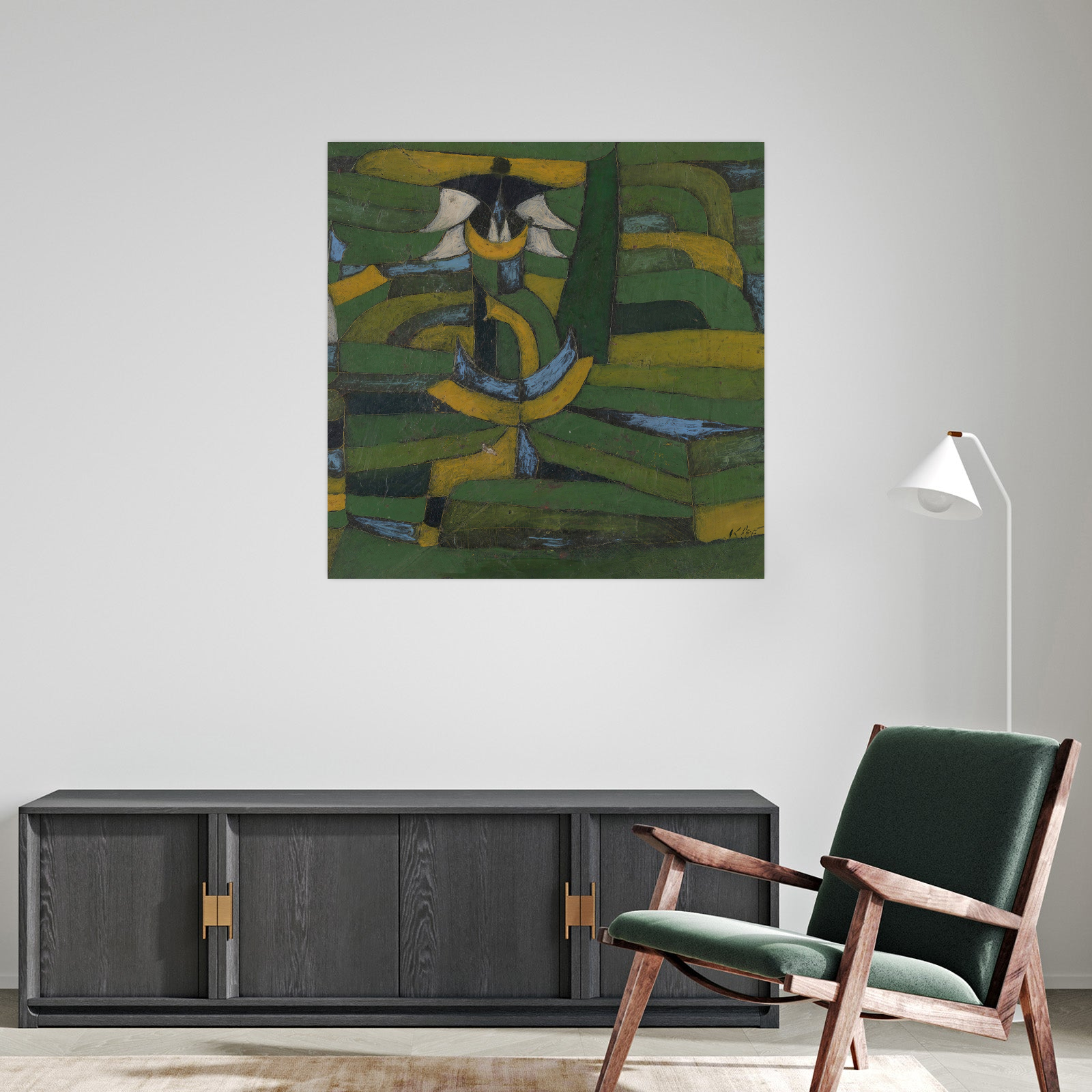 Umetnička slika White Blossom in the Garden, Paul Klee na platnu - NS Canvas Shop