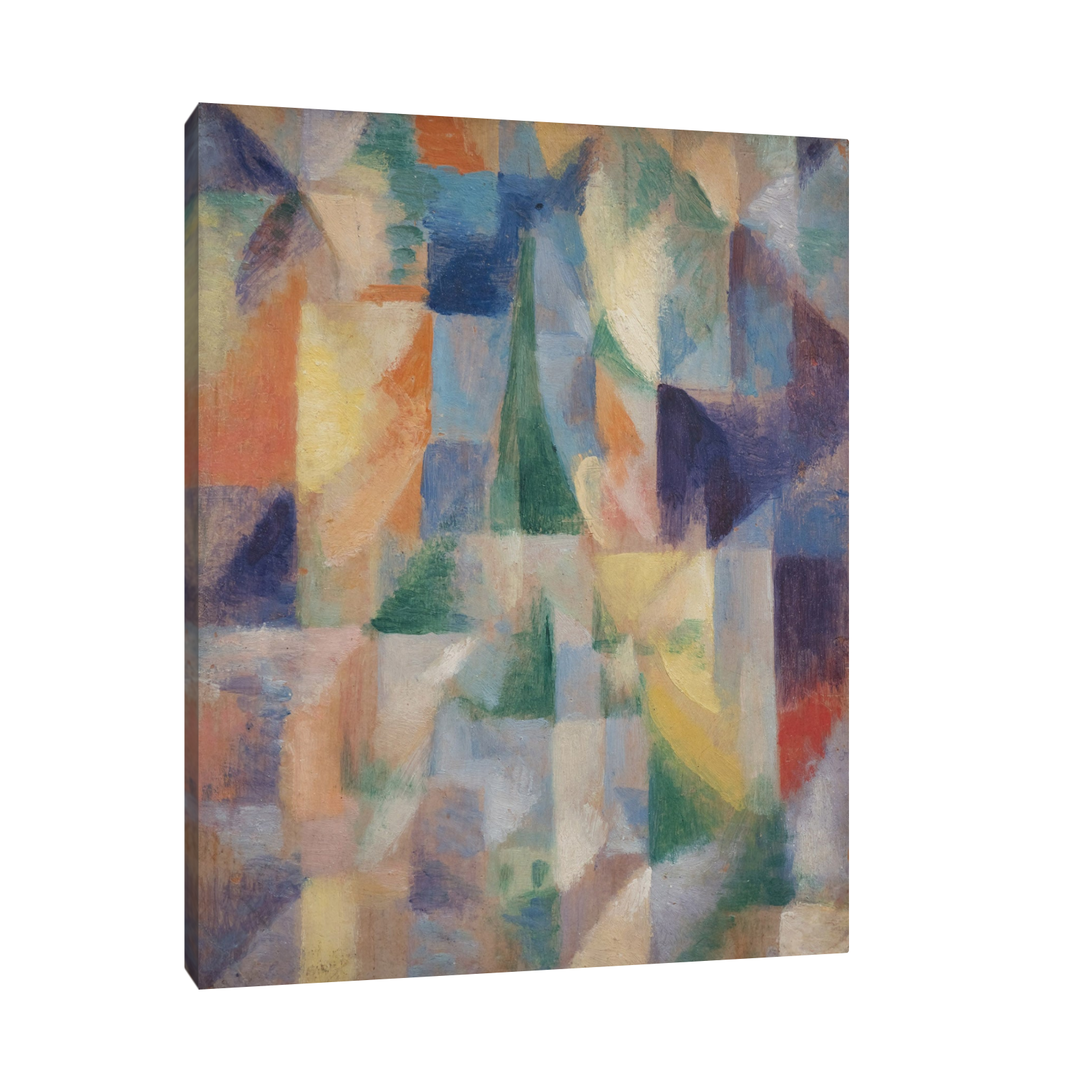 Umetnička slika Window overlooking the city, Robert Delaunay na platnu - NS Canvas Shop