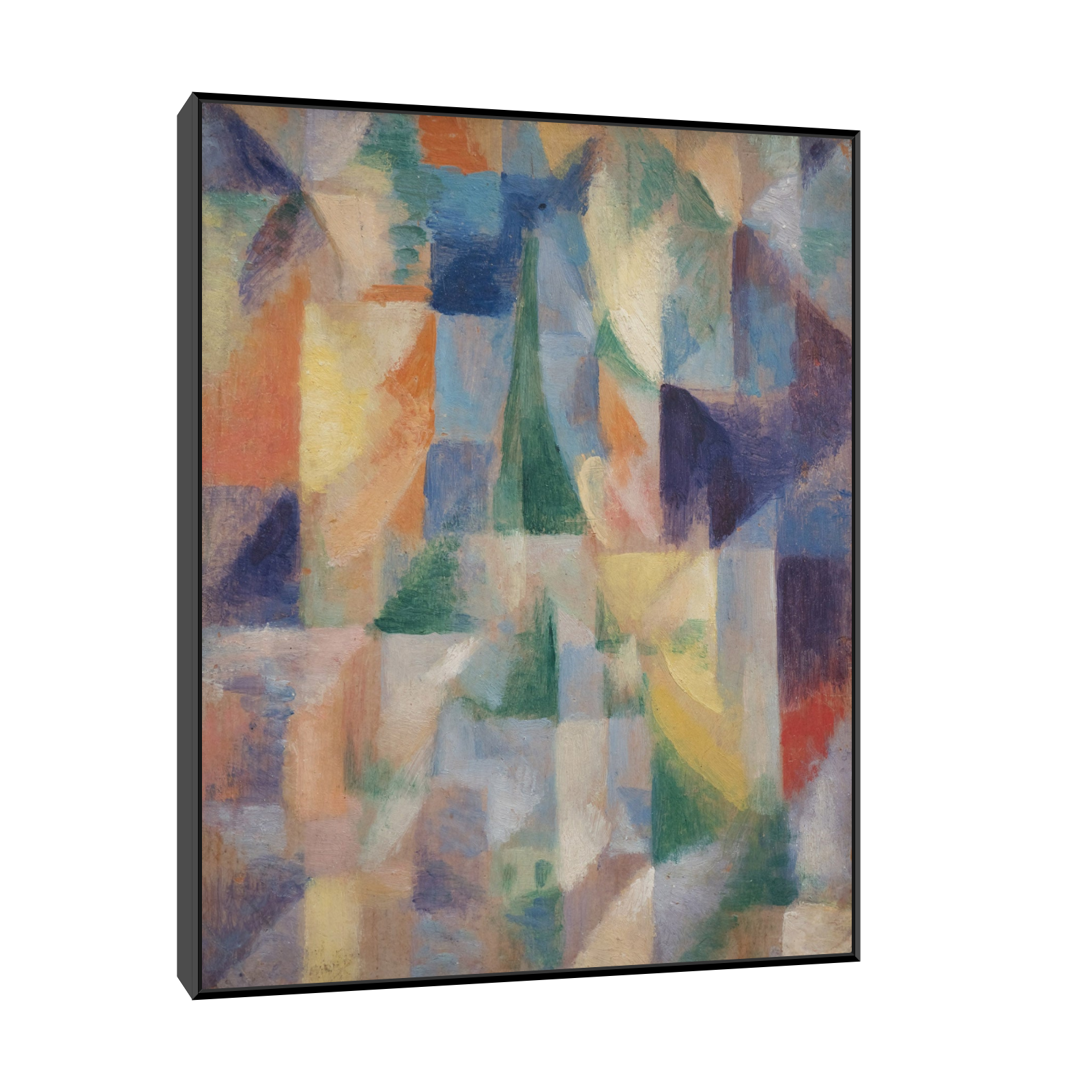 Umetnička slika Window overlooking the city, Robert Delaunay na platnu - NS Canvas Shop