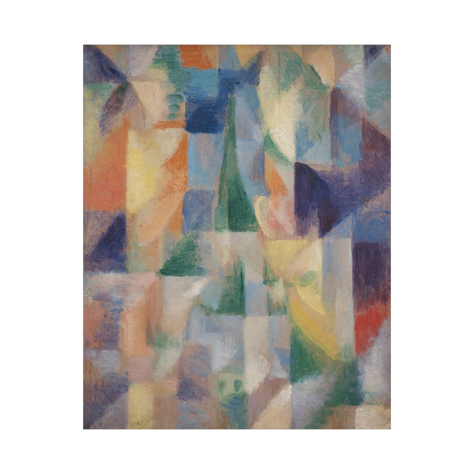 Umetnička slika Window overlooking the city, Robert Delaunay na platnu - NS Canvas Shop