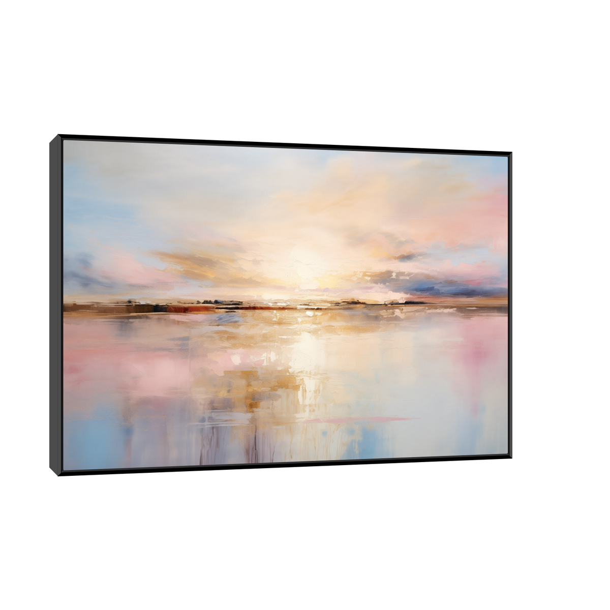 Umetnička slika Zalazak pored mora na platnu - NS Canvas Shop