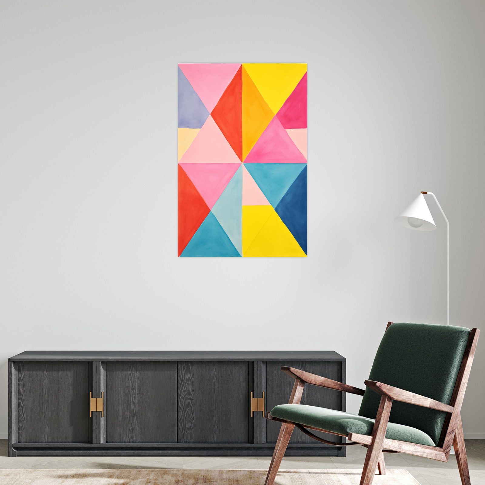 Umetnička slika Zapanjujući mozaik na platnu - NS Canvas Shop