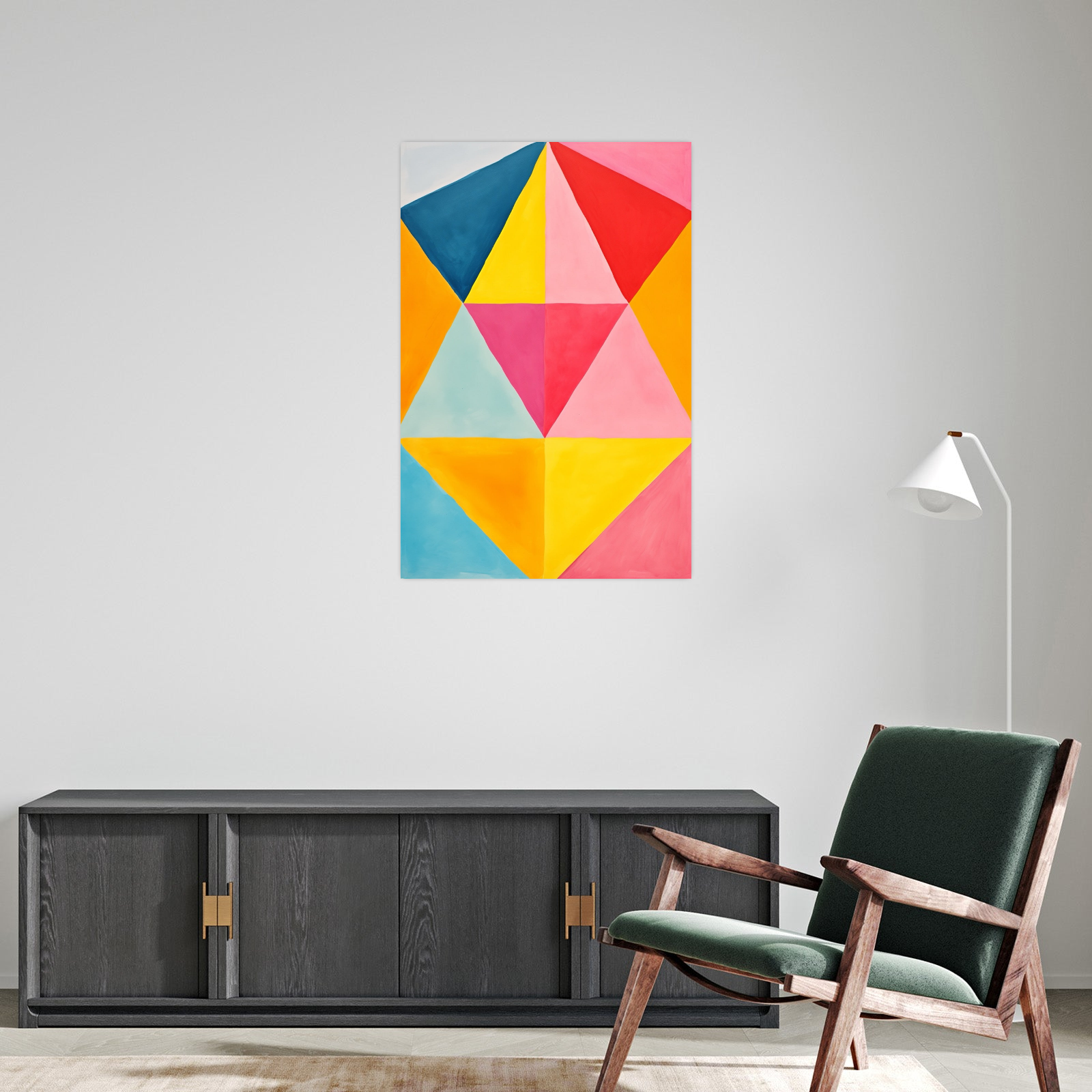 Umetnička slika Zapanjujući mozaik II na platnu - NS Canvas Shop