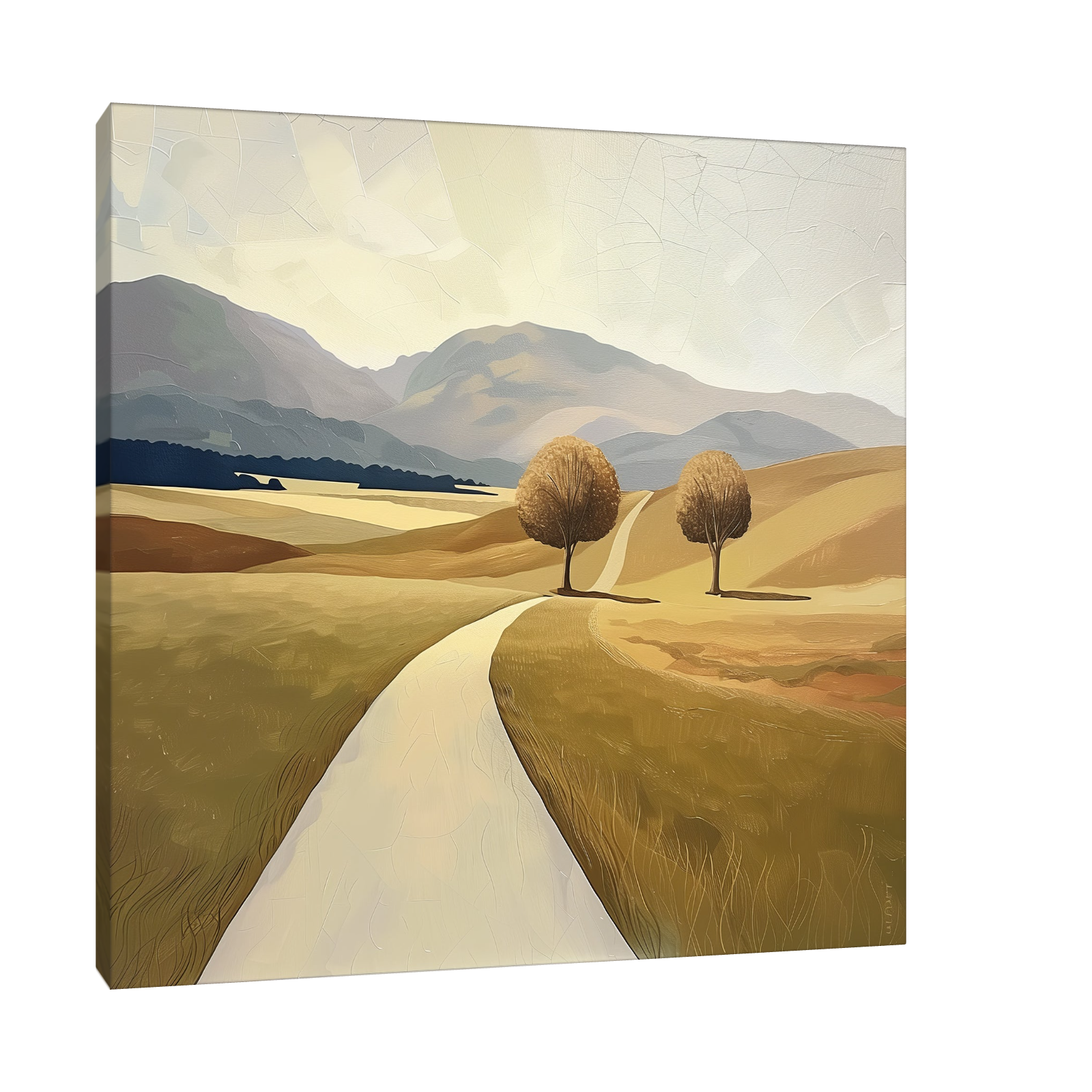 Umetnička slika Živopisni put na platnu - NS Canvas Shop