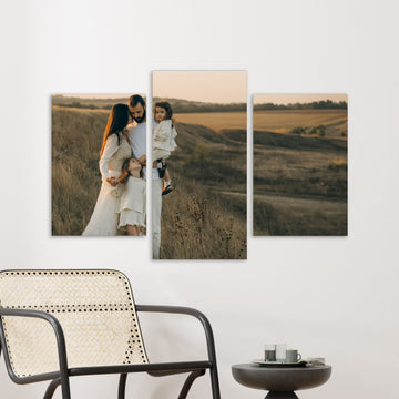Umetnička slika Slika tri dela 3 na platnu - NS Canvas Shop