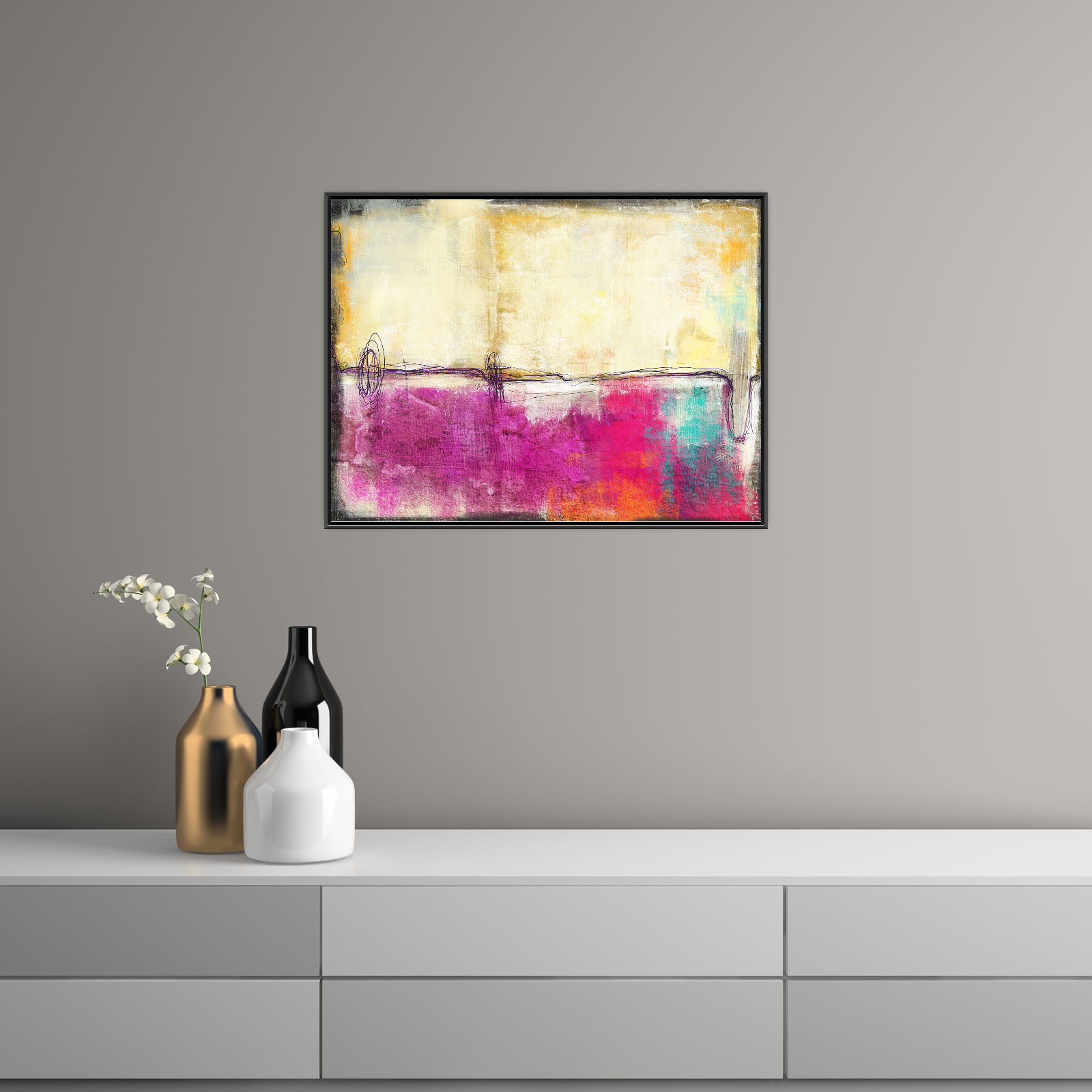 Umetnička slika Urban life na platnu - NS Canvas Shop