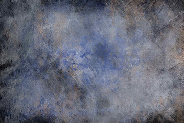Umetnička slika Gray blue scratched na platnu - NS Canvas Shop