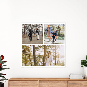 Kolaž 3 fotografije kvadrat