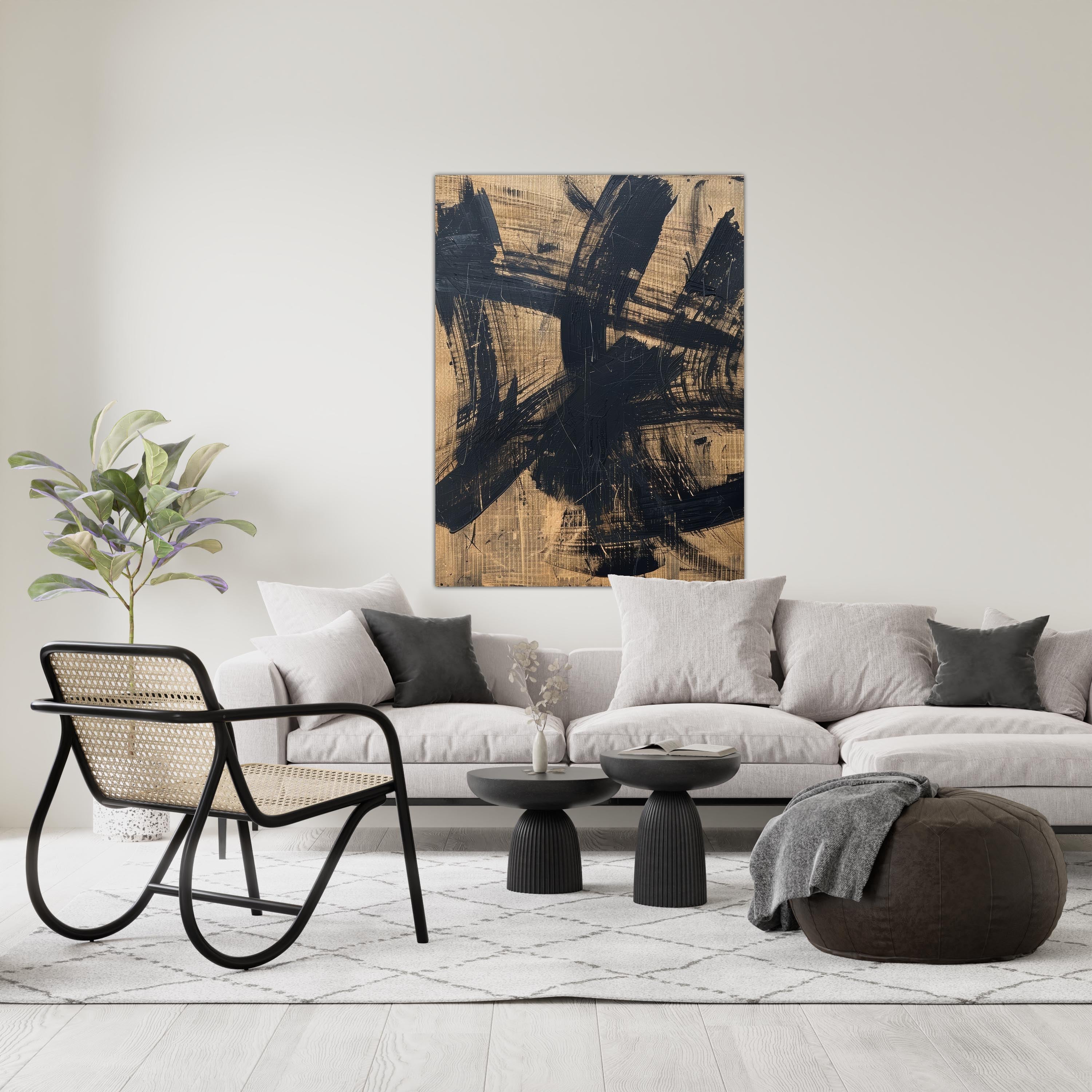 Umetnička slika ​Continuous na platnu - NS Canvas Shop