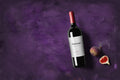 Umetnička slika ​Purple stone na platnu - NS Canvas Shop
