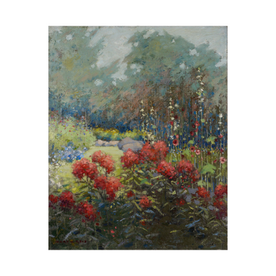 Umetnička slika ​A Garden in September, Mary Hiester Reid na platnu - NS Canvas Shop
