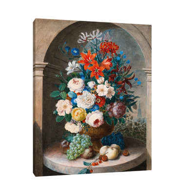 Umetnička slika ​A flower still-life, Joseph August Satory na platnu - NS Canvas Shop