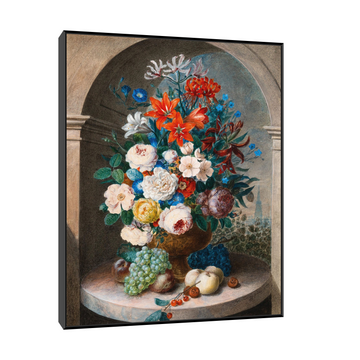 Umetnička slika ​A flower still-life, Joseph August Satory na platnu - NS Canvas Shop
