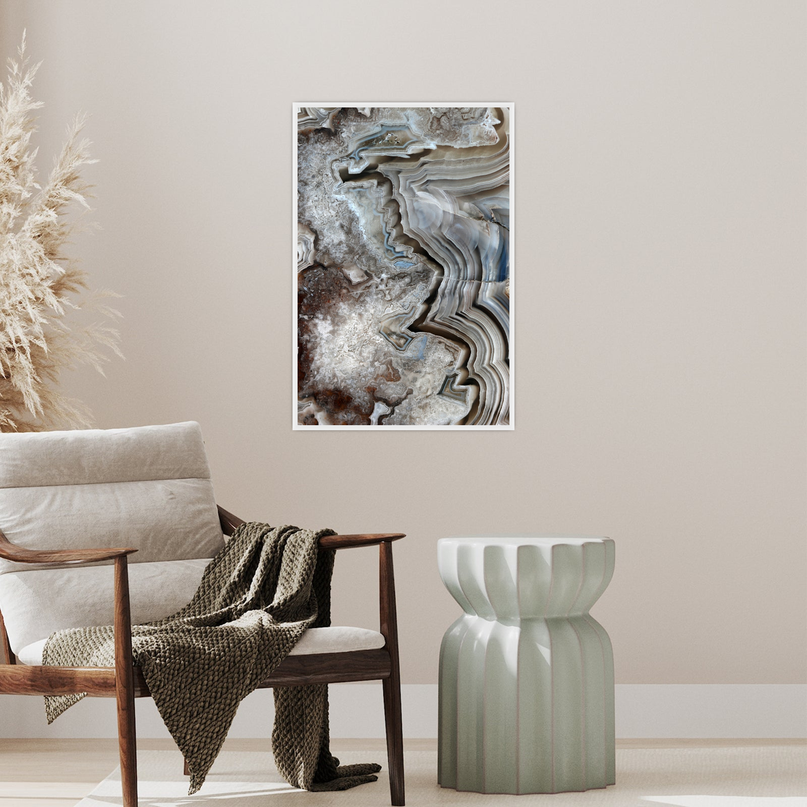 Umetnička slika ​Ahat na platnu - NS Canvas Shop