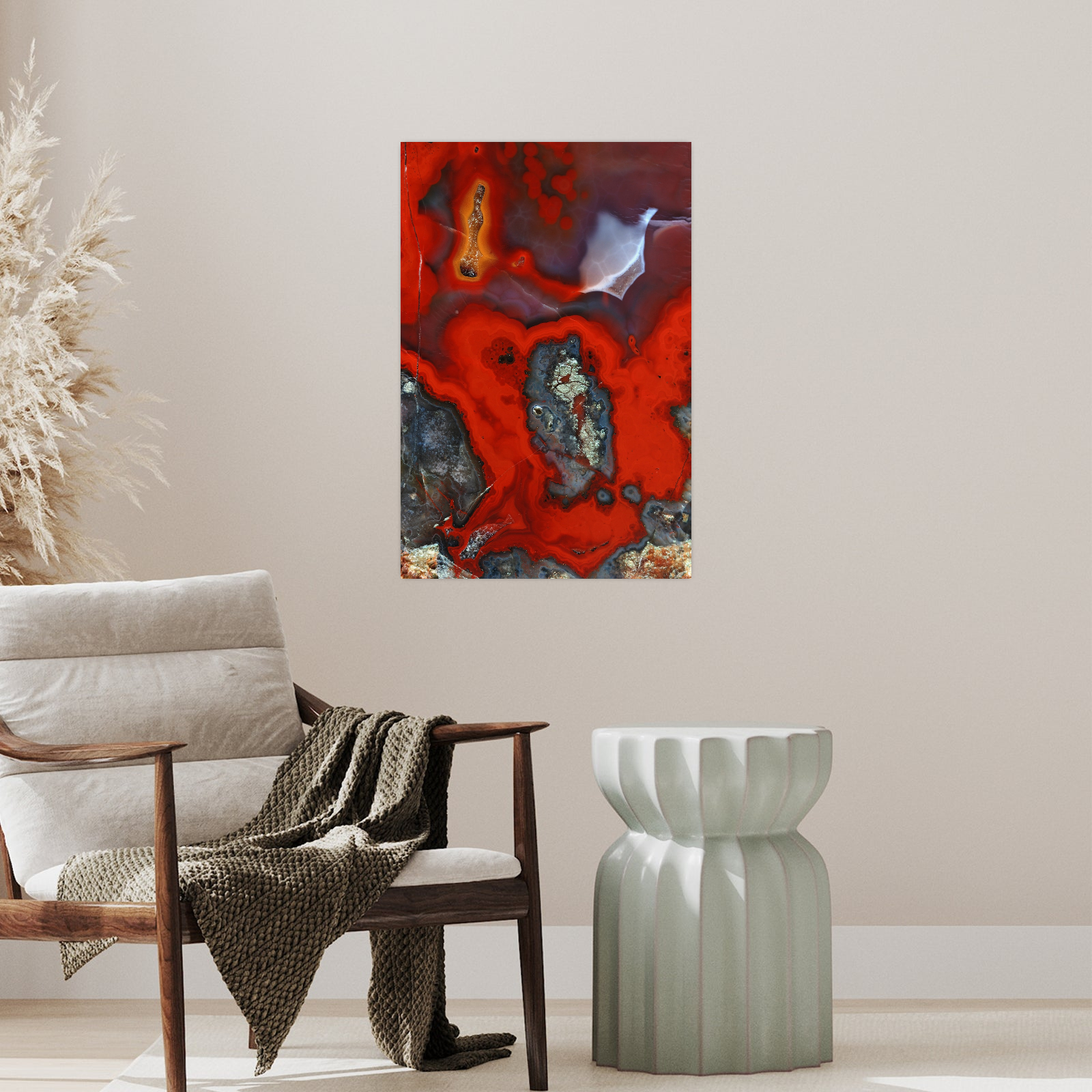 Umetnička slika ​Ahat na platnu - NS Canvas Shop