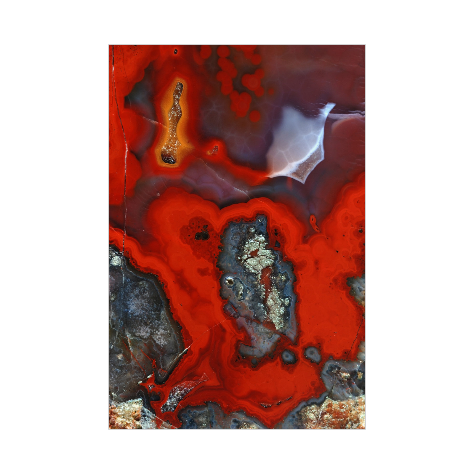 Umetnička slika ​Ahat na platnu - NS Canvas Shop