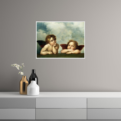 Umetnička slika ​Andjeli, Raffaello Santi na platnu - NS Canvas Shop