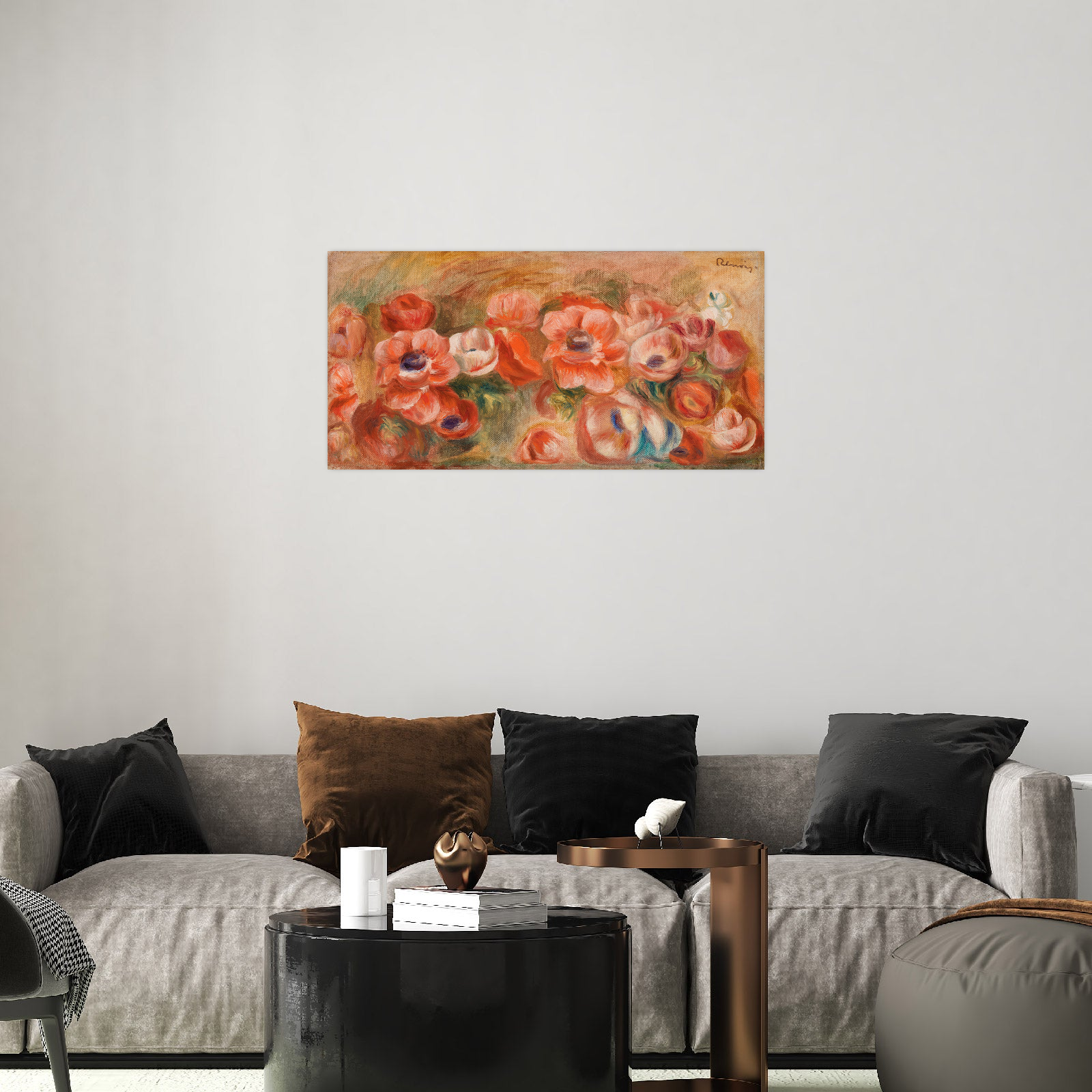 Umetnička slika ​Anemones, Pierre-Auguste Renoir na platnu - NS Canvas Shop