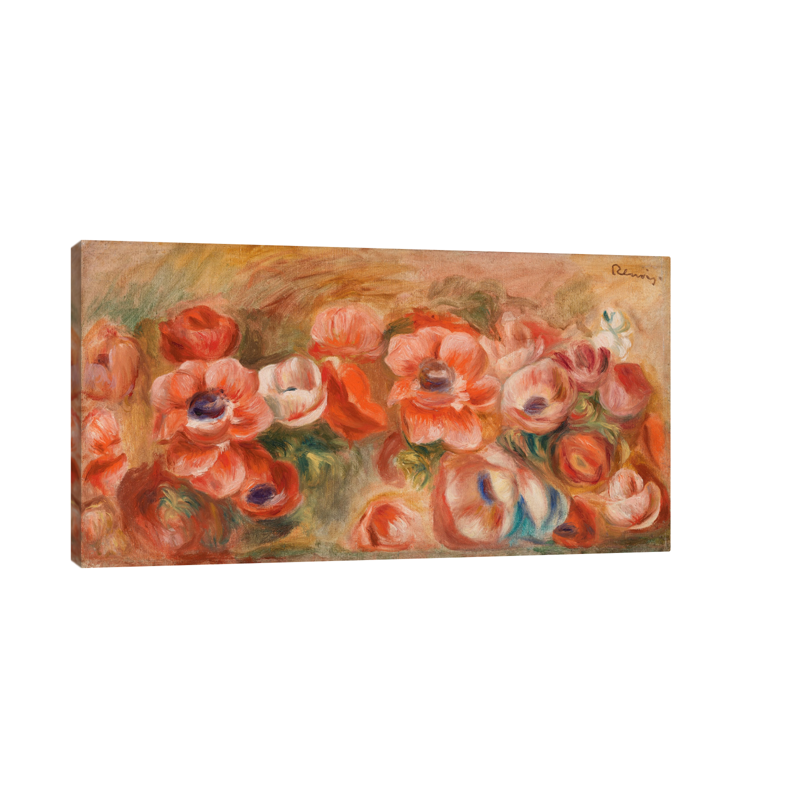 Umetnička slika ​Anemones, Pierre-Auguste Renoir na platnu - NS Canvas Shop