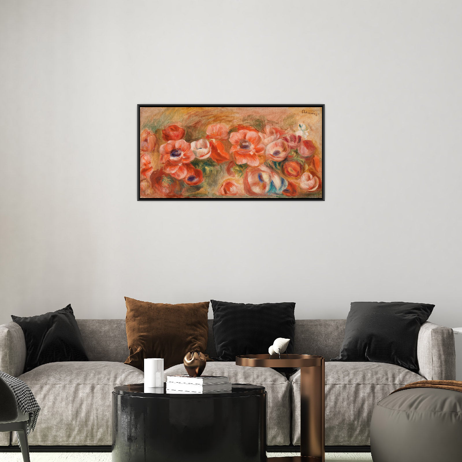 Umetnička slika ​Anemones, Pierre-Auguste Renoir na platnu - NS Canvas Shop