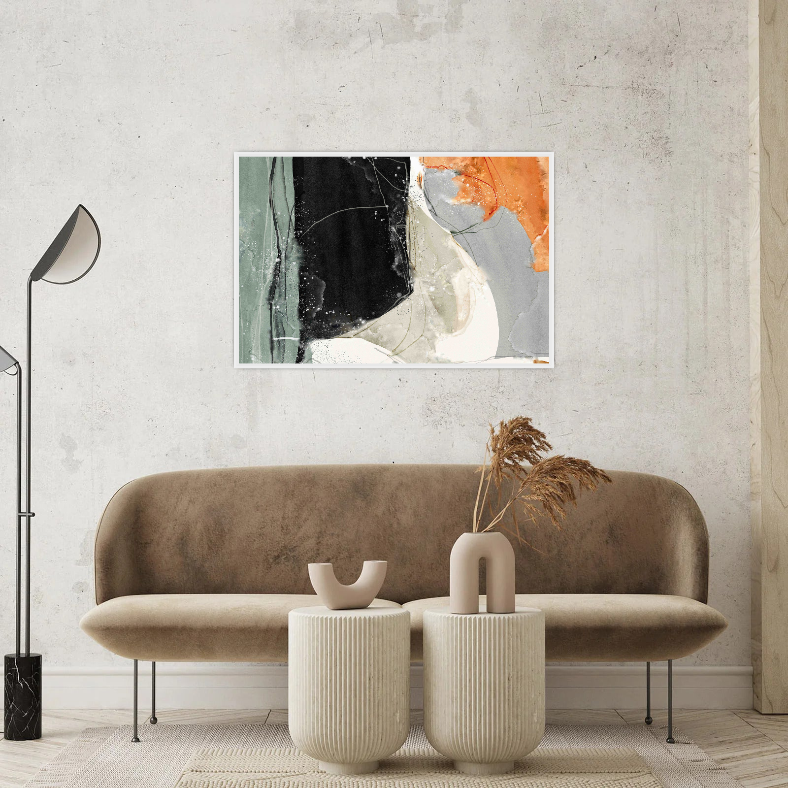 Umetnička slika ​Apstraktna Stvarnost na platnu - NS Canvas Shop