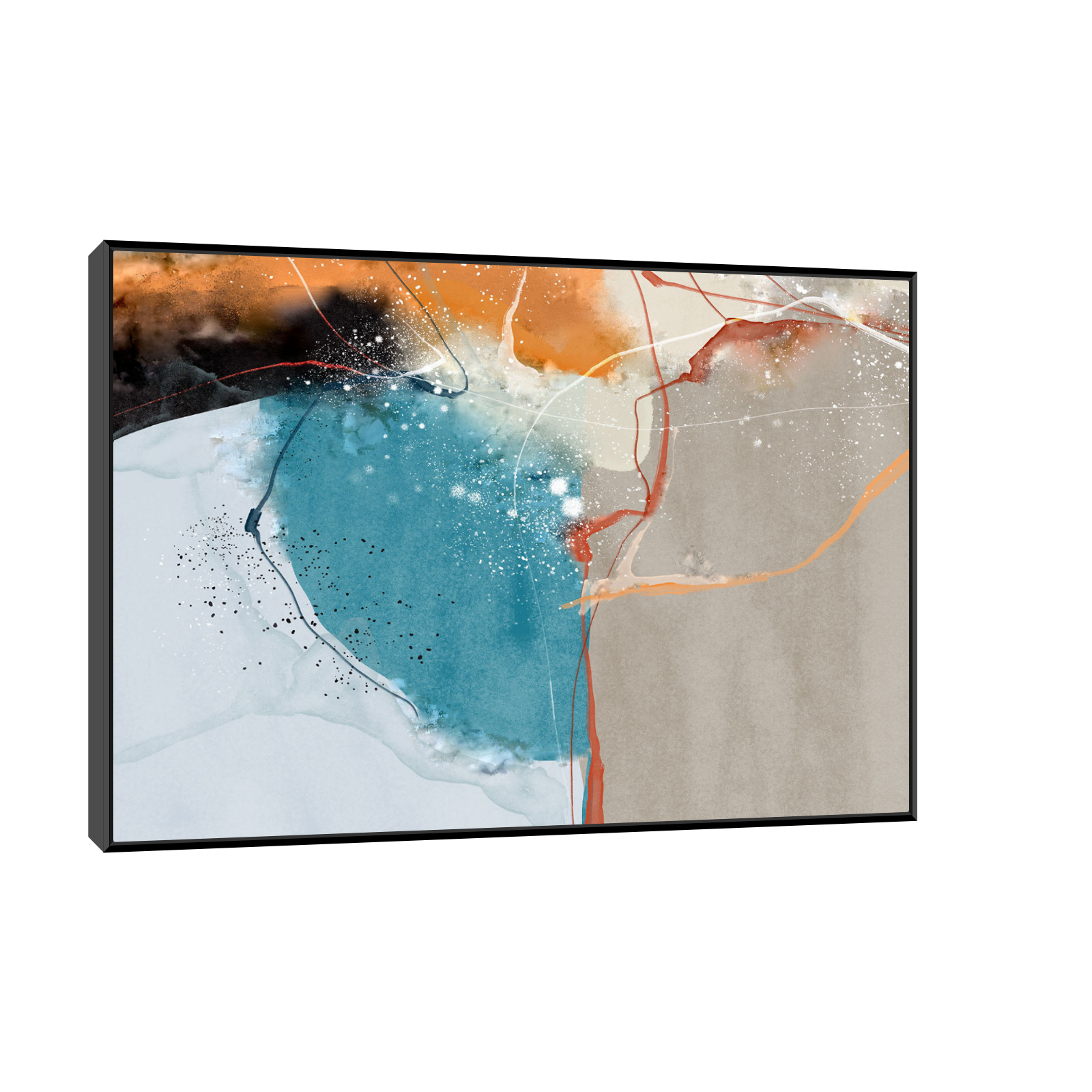 Umetnička slika ​Apstraktna Stvarnost II na platnu - NS Canvas Shop