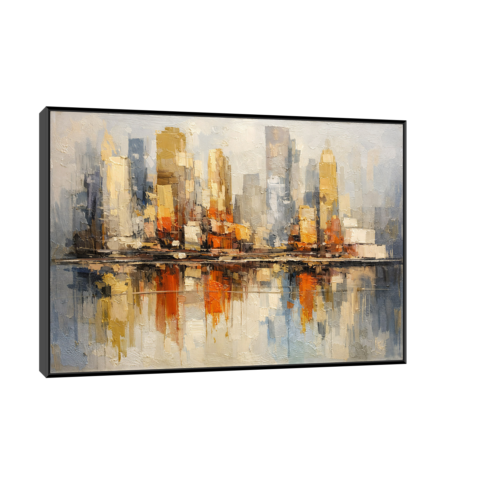 Apstraktna panorama grada