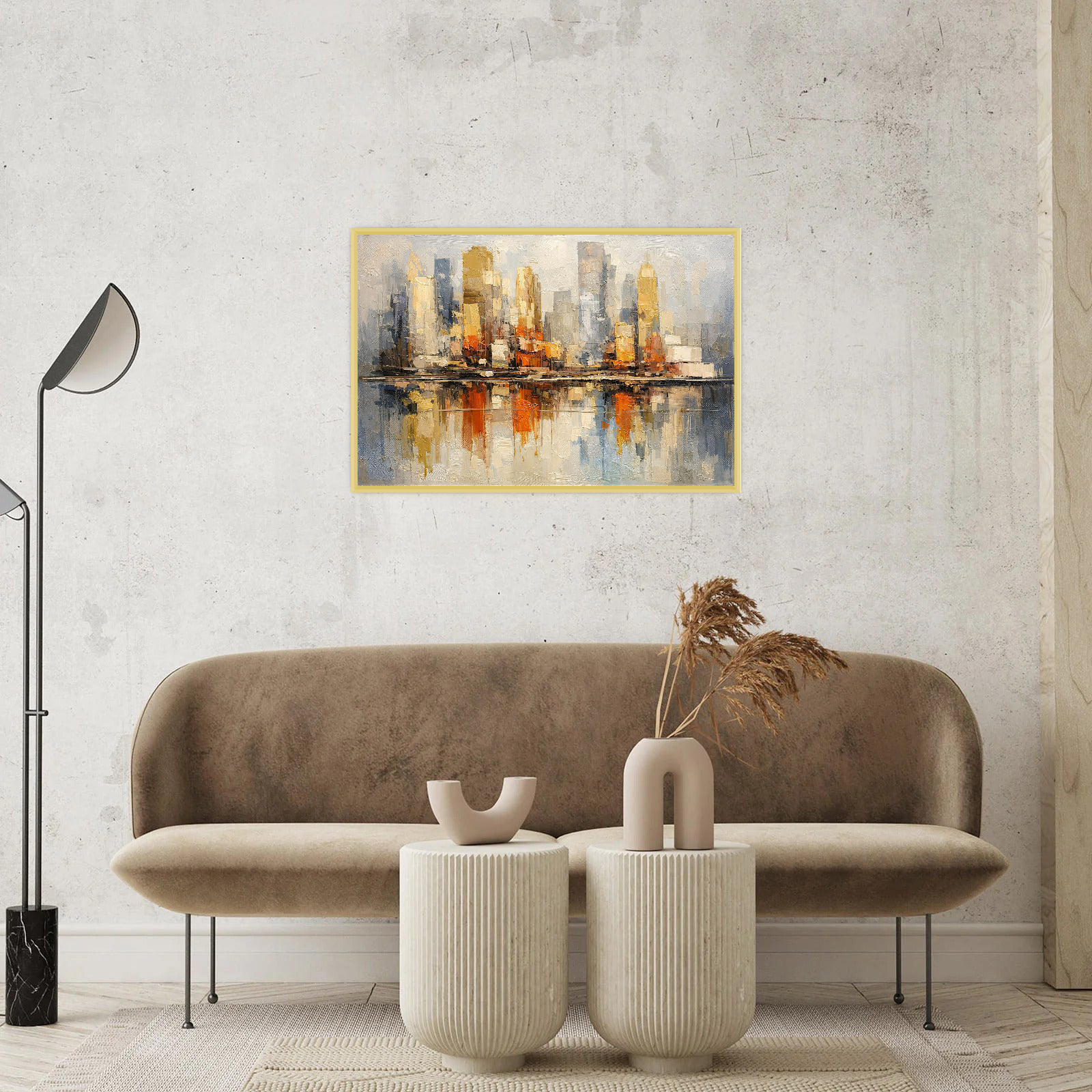 Apstraktna panorama grada