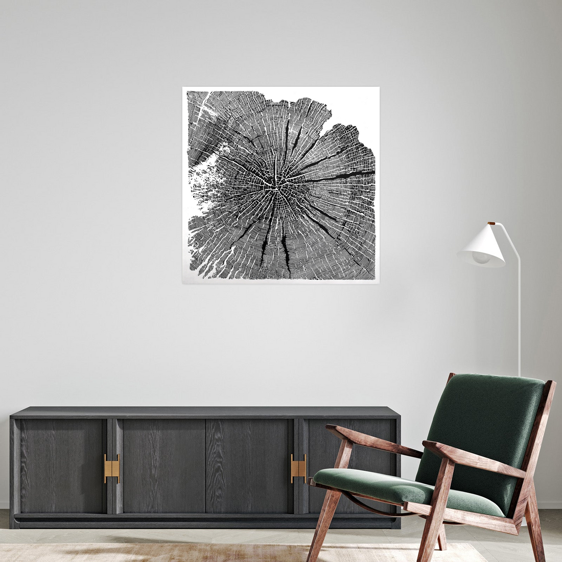 Apstraktni godovi drveta