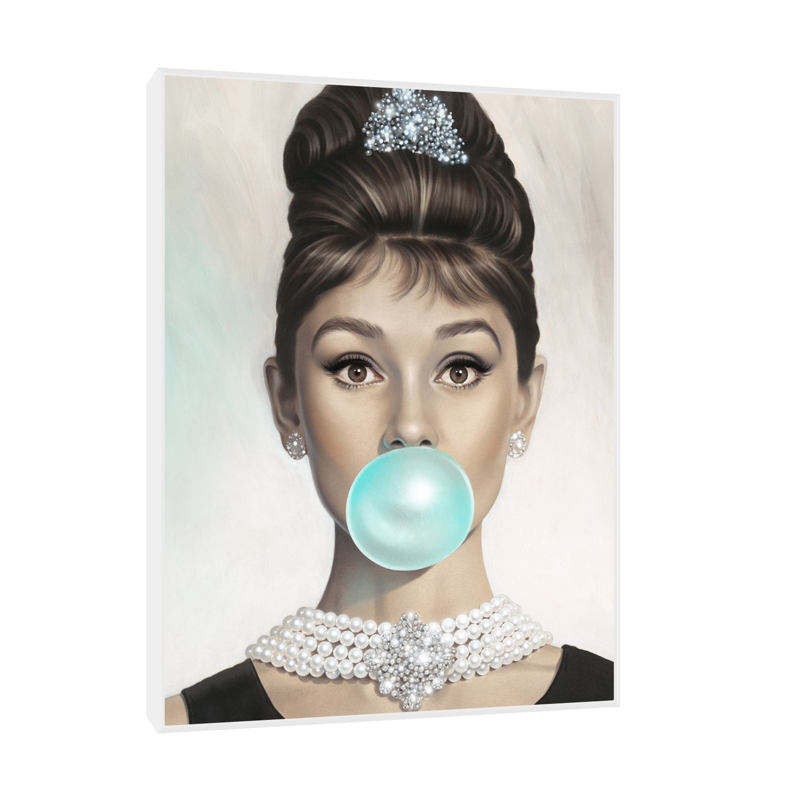 Umetnička slika ​Audrey Hepburn na platnu - NS Canvas Shop