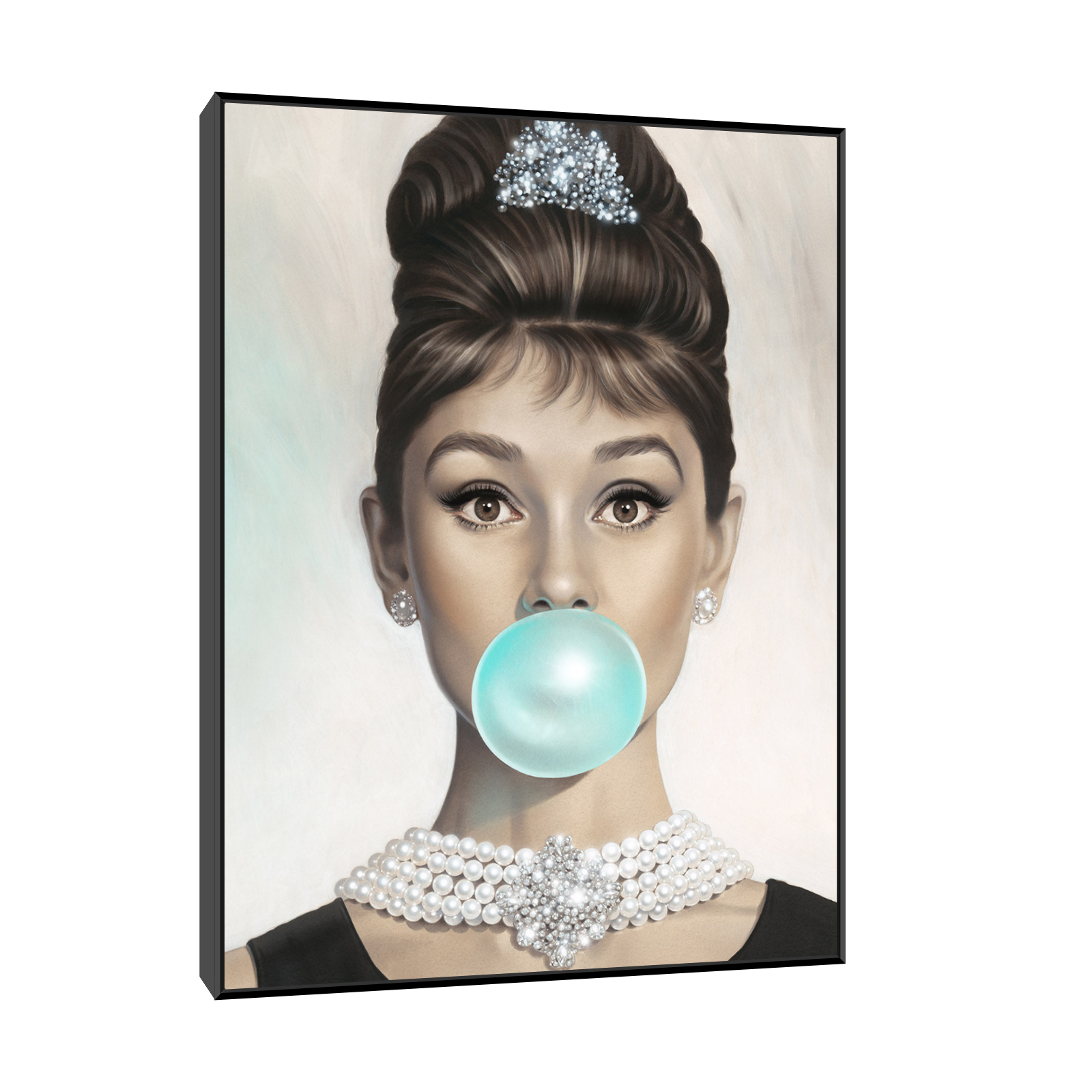 Umetnička slika ​Audrey Hepburn na platnu - NS Canvas Shop