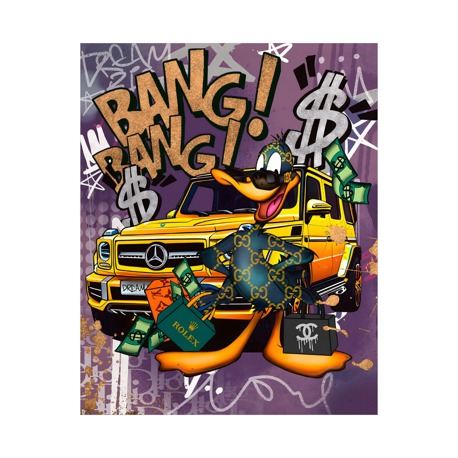 Bang Bang! Luxury Drive – Pop Art Duck Edition