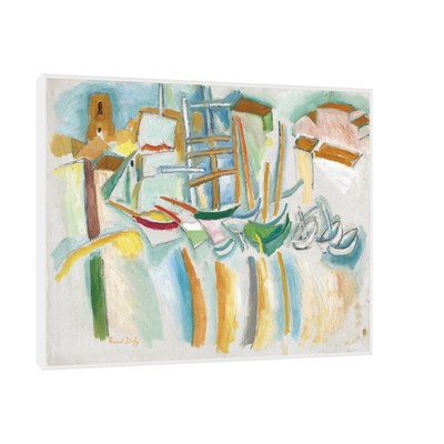 Umetnička slika ​Bateaux et barques aux Martigues, Raoul Dufy na platnu - NS Canvas Shop