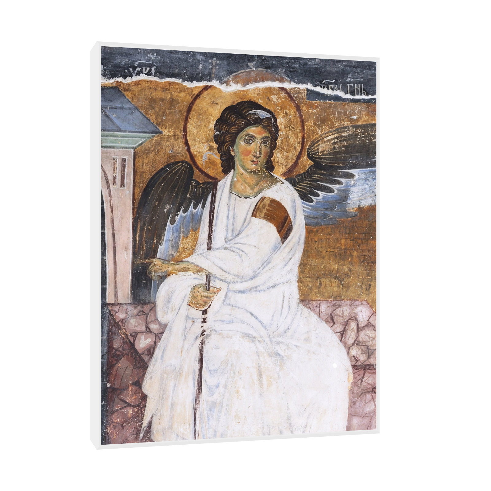 Umetnička slika ​Beli Anđeo na platnu - NS Canvas Shop