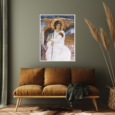 Umetnička slika ​Beli Anđeo na platnu - NS Canvas Shop