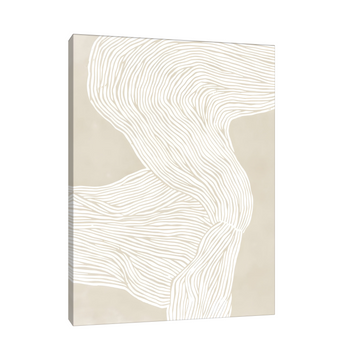 Bež apstraktna linijska ilustracija