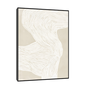 Bež apstraktna linijska ilustracija